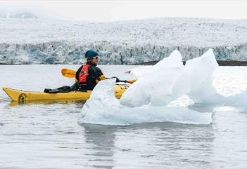 4-dagers villmarkscamp: Kajakk, bre og fjelltur - Svalbard Wildlife Expeditions