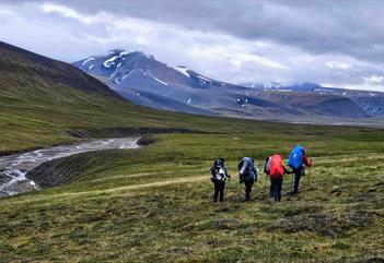 4-dager med sekk og telt i Nordenskiöld Land - Svalbard Wildlife Expeditions