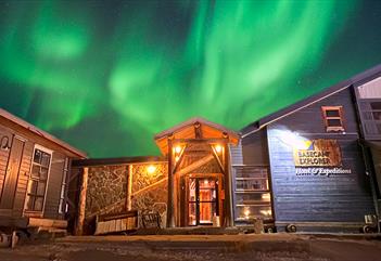 The entrance to the Basecamp Explorer hotel