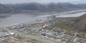 Longyearbyen sett fra Platåfjellet