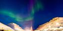 Northern lights above Longyearbyen