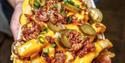 A close-up photo of a mexican lunch dish served on a plate