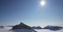 Mountaintops above the clouds