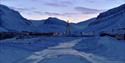 Longyearbyen at twilight