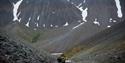 People hiking up a mountain