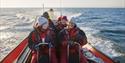 Guests on board a RIB boat