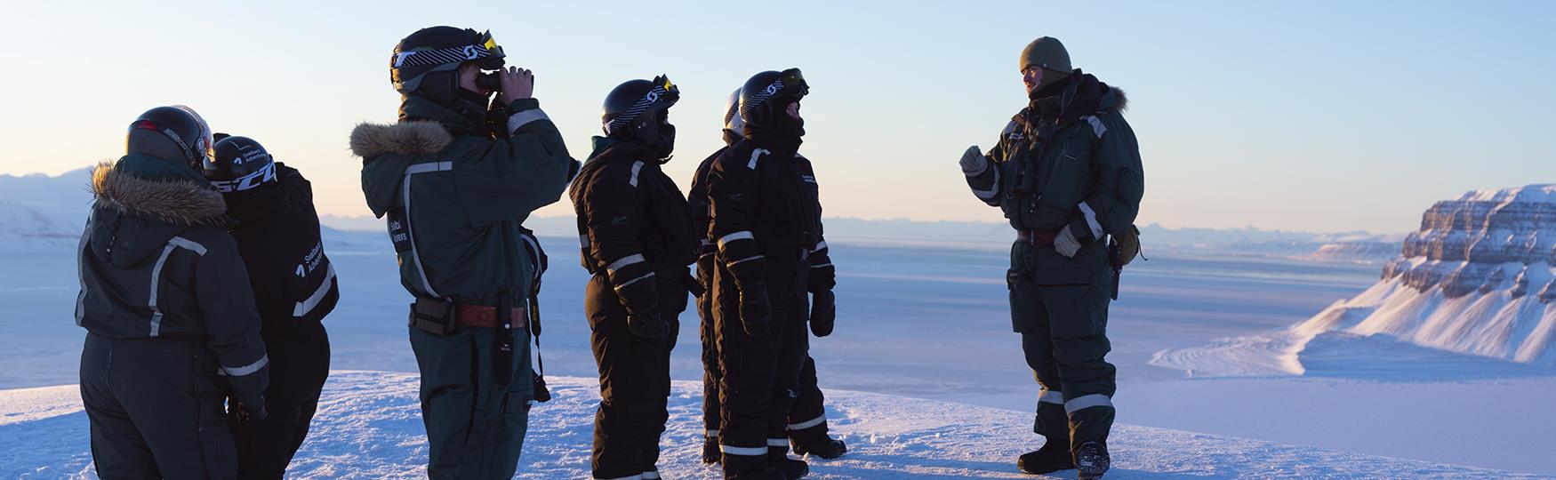 The local guides of Svalbard