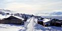 Barentsburg på vinterstid
