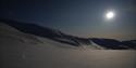 Månelys på Svalbard