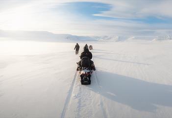 Wildlife safari 2 dager: Østkysten på snøscooter - Svalbard Wildlife Expeditions