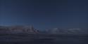 Nattehimmelen over Hiorthfjellet