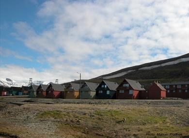 Picture of Longyearbyen City in the Summer