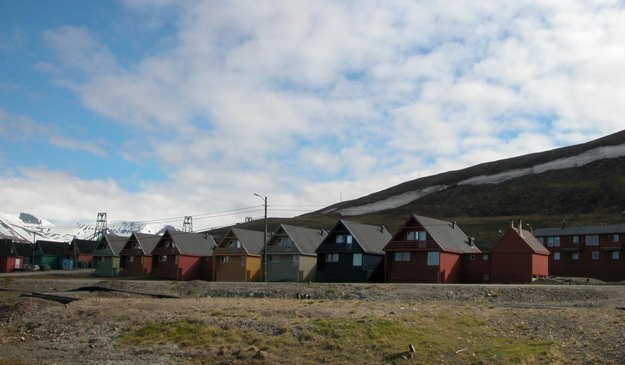 Spisshusene i Longyearbyen