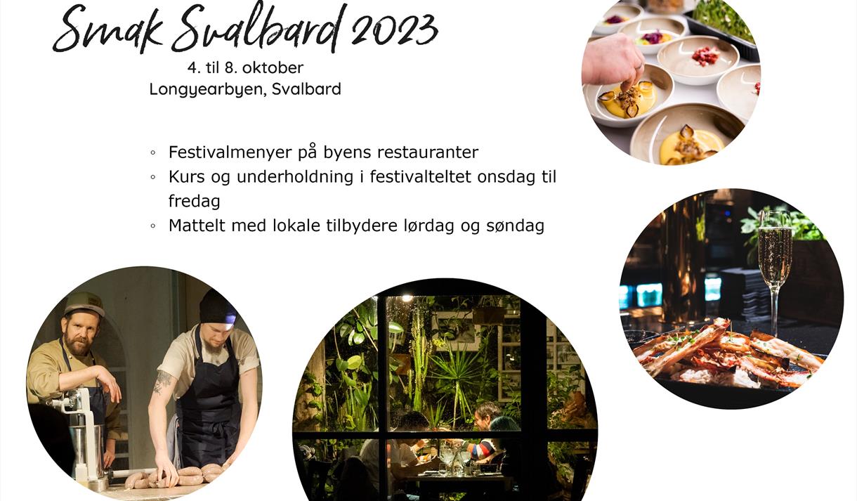 Festivalplakat for Smak Svalbard festivalen 2023