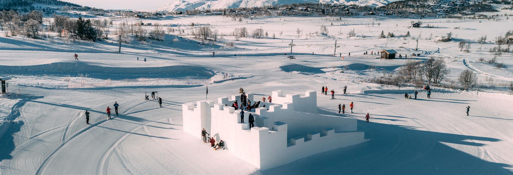 snøborgen på Vierli