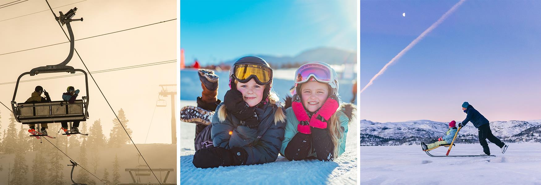 Opplev vintereventyret med familien i Telemark.