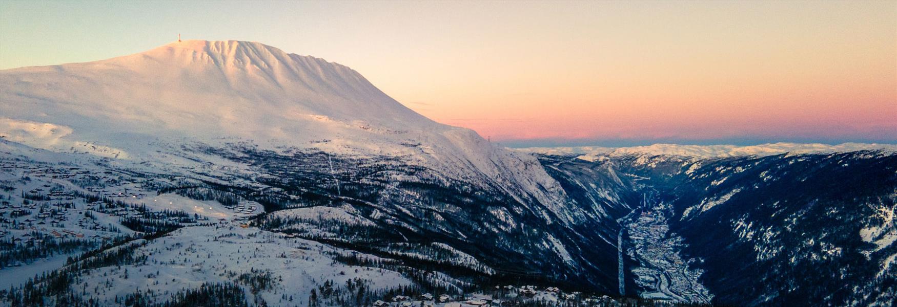 sunrise at Gaustatoppen