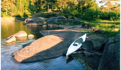 Canoeing in Siljan watercourse