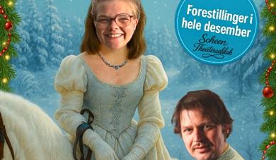 plakat til "Tre bøtter og askemopp"