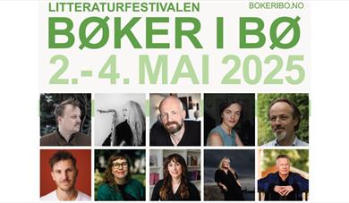 plakat til "Bøker i Bø"