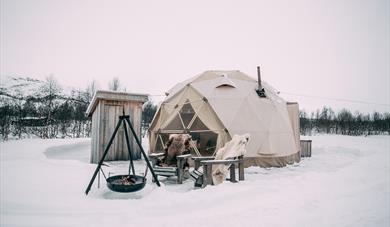 Arctic Dome in Rauland in winter