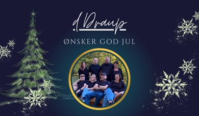 d'Draup ønsker god jul plakat