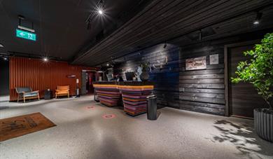 Reception at Gaustatoppen Sportell