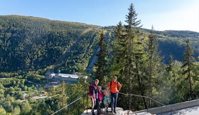 Great view towards Vemork at the end of the trail.