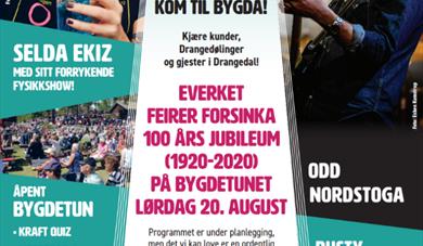 Everket feirer 100 år plakat