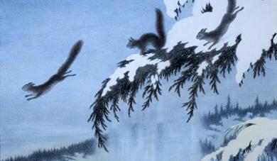 Maleri: Vinter i Kittelsens rike