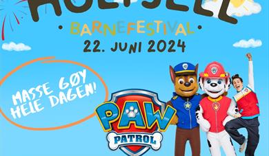plakat til "Barnefestival på Hulfjell"