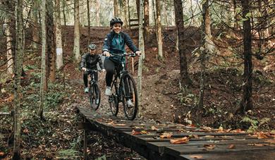 cycle path  at the Skien fritidspark