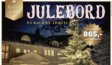 plakat til "Julebord på Rjukan Admini"