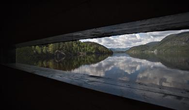 Vedfyrt sauna ved Seljordsvatnet