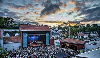 konsert på Wrightegaarden i Langesund