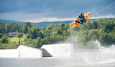 Norsjø kabelpark på Norsjø Ferieland