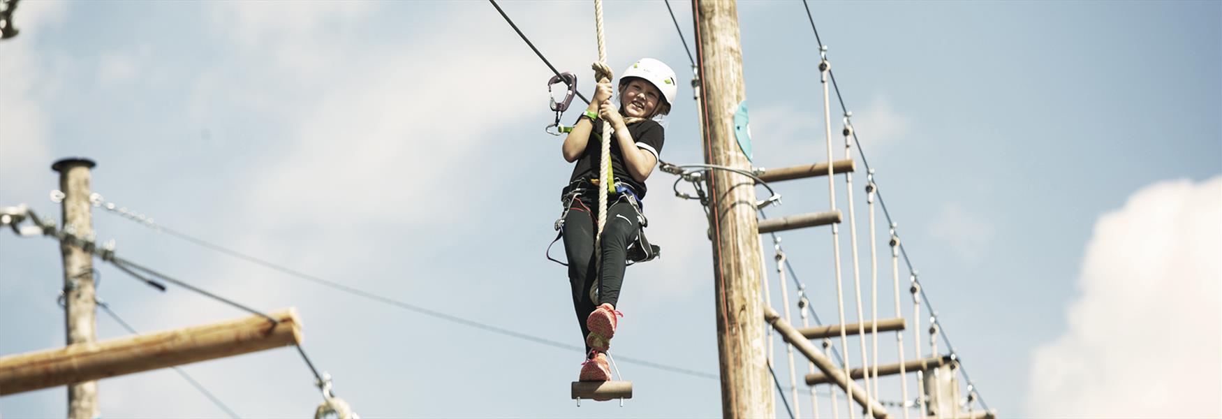 Climbing in Skien leisure park