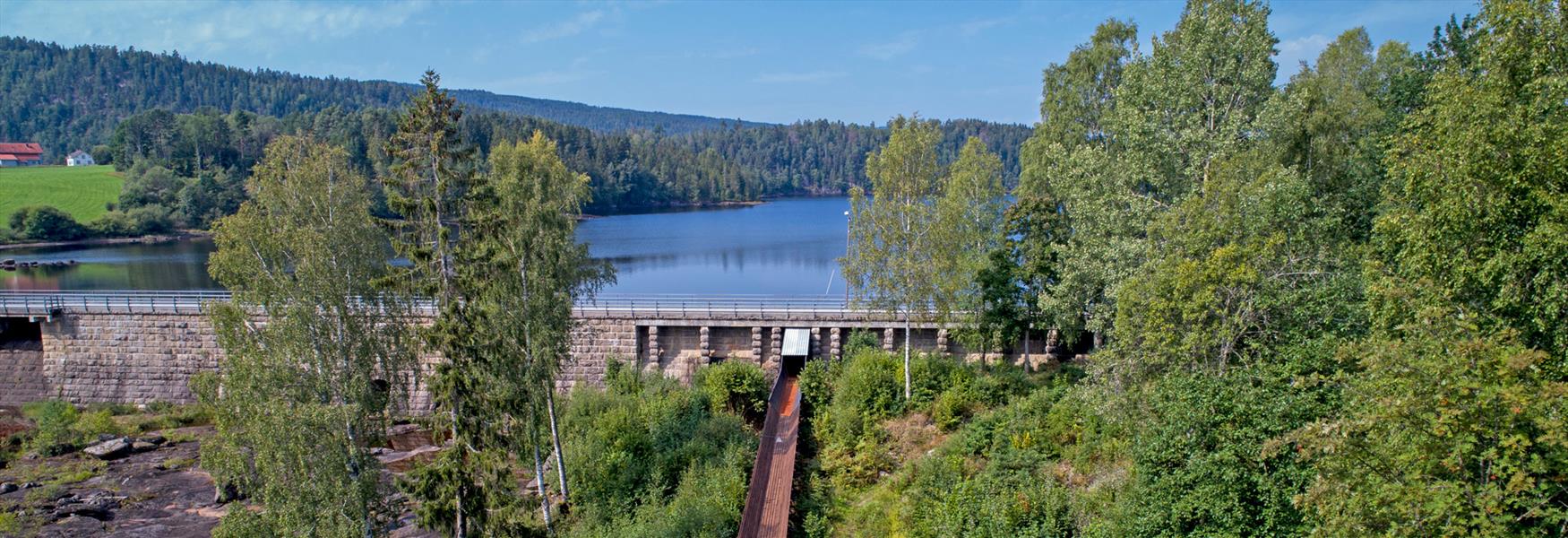 Gorningen timber chute in Siljan