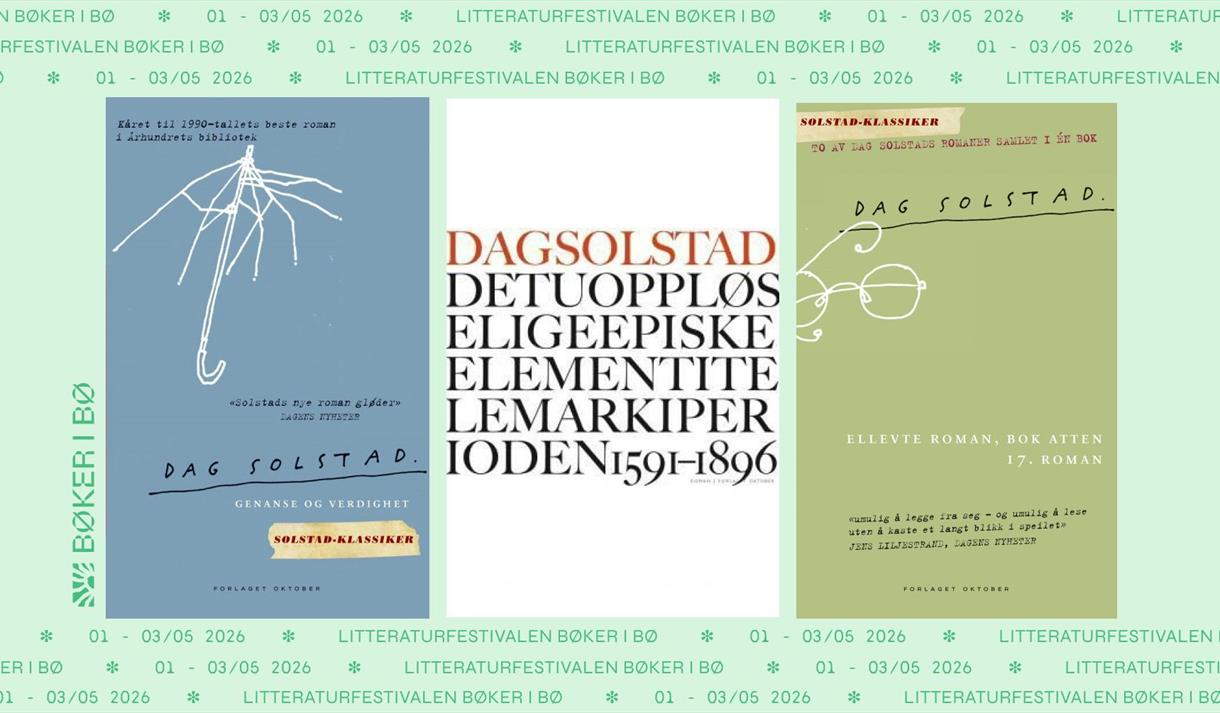 plakat til "Bøker i Bø"