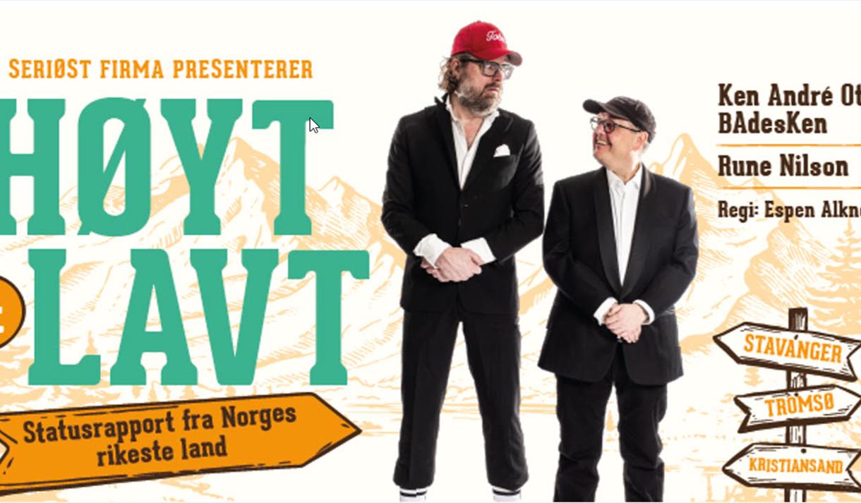plakat til "Høyt og Lavt"