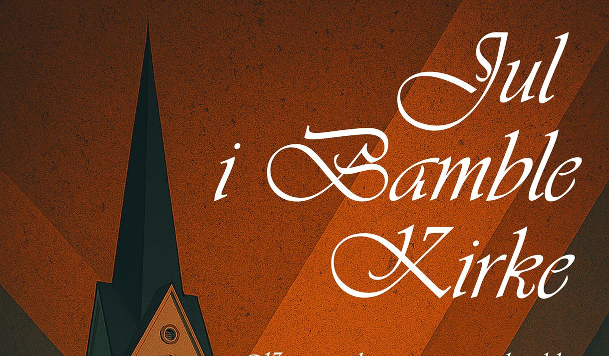 plakat til "Jul i Bamble Kirke"