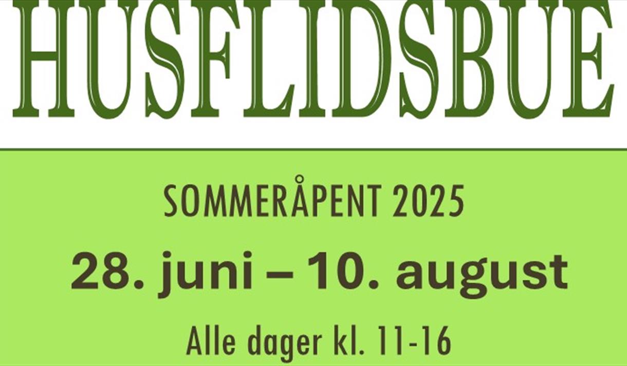 plakat fra Husflidbua