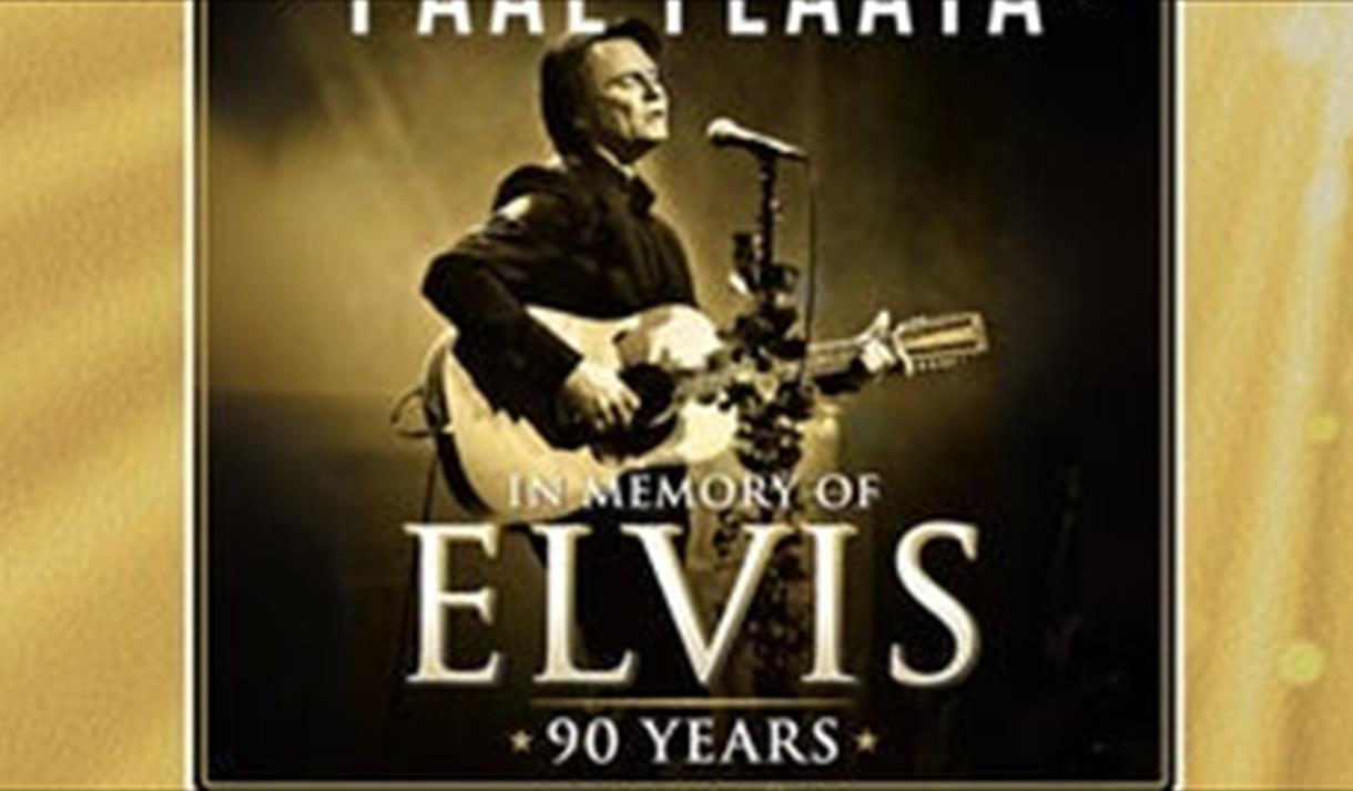 Plakat til "In Memory Of Elvis 90 Years"