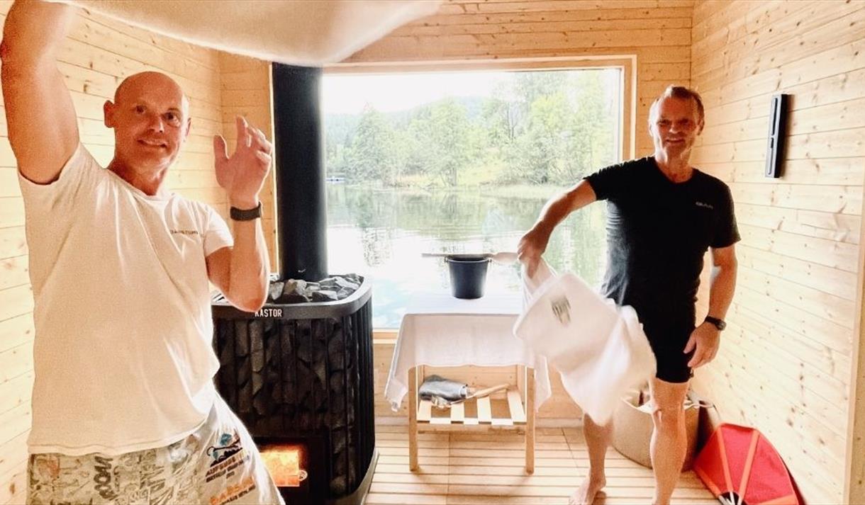 Aufguss på Skogens rom Sauna