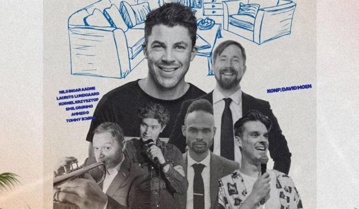 plakat til "Stand-up i Stua