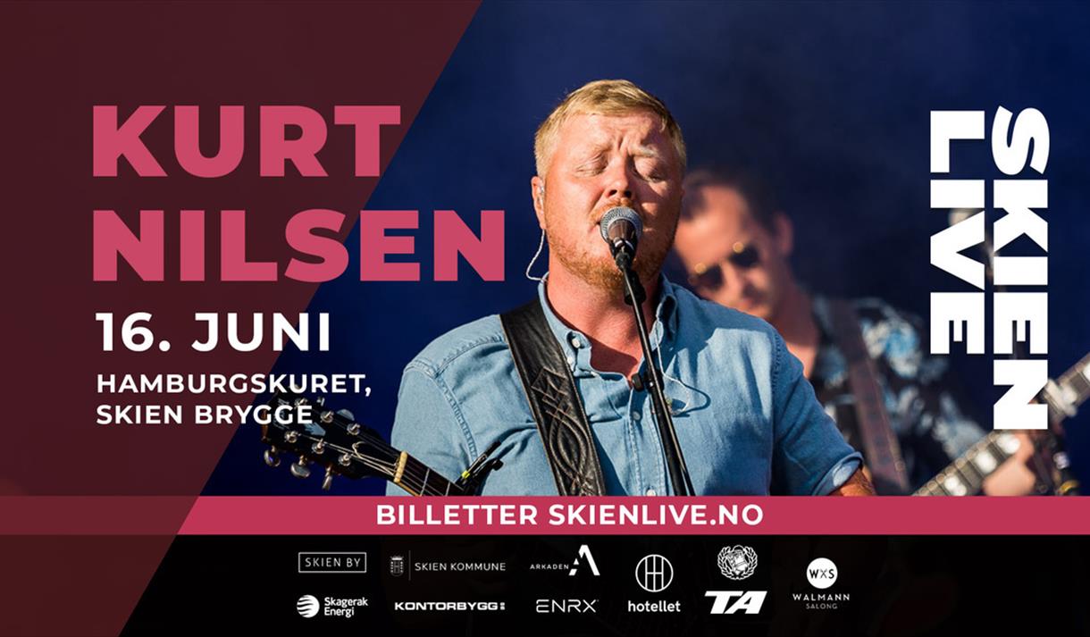 Skien Live plakat med Kurt Nilsen