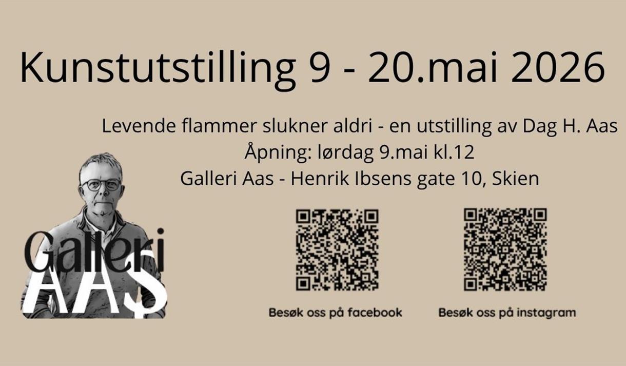 plakat til Kunstutstilling
