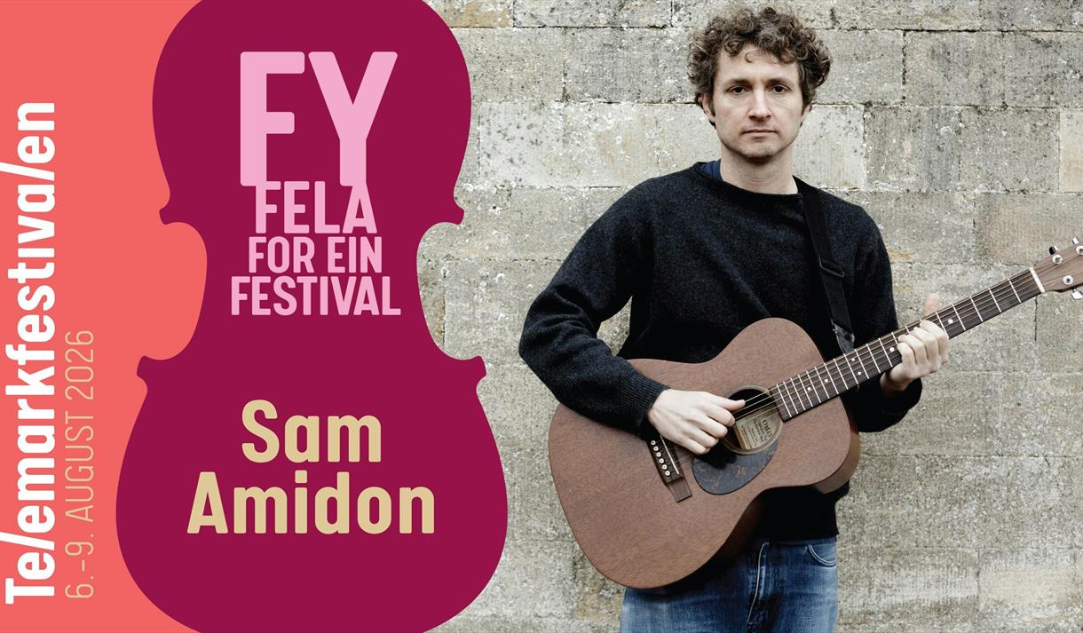 plakat til "Telemarkfestivalen 2026 | Sam Amidon"