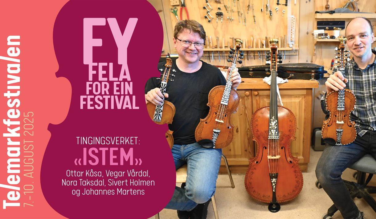 plakat til "Telemarkfestivalen 2025"