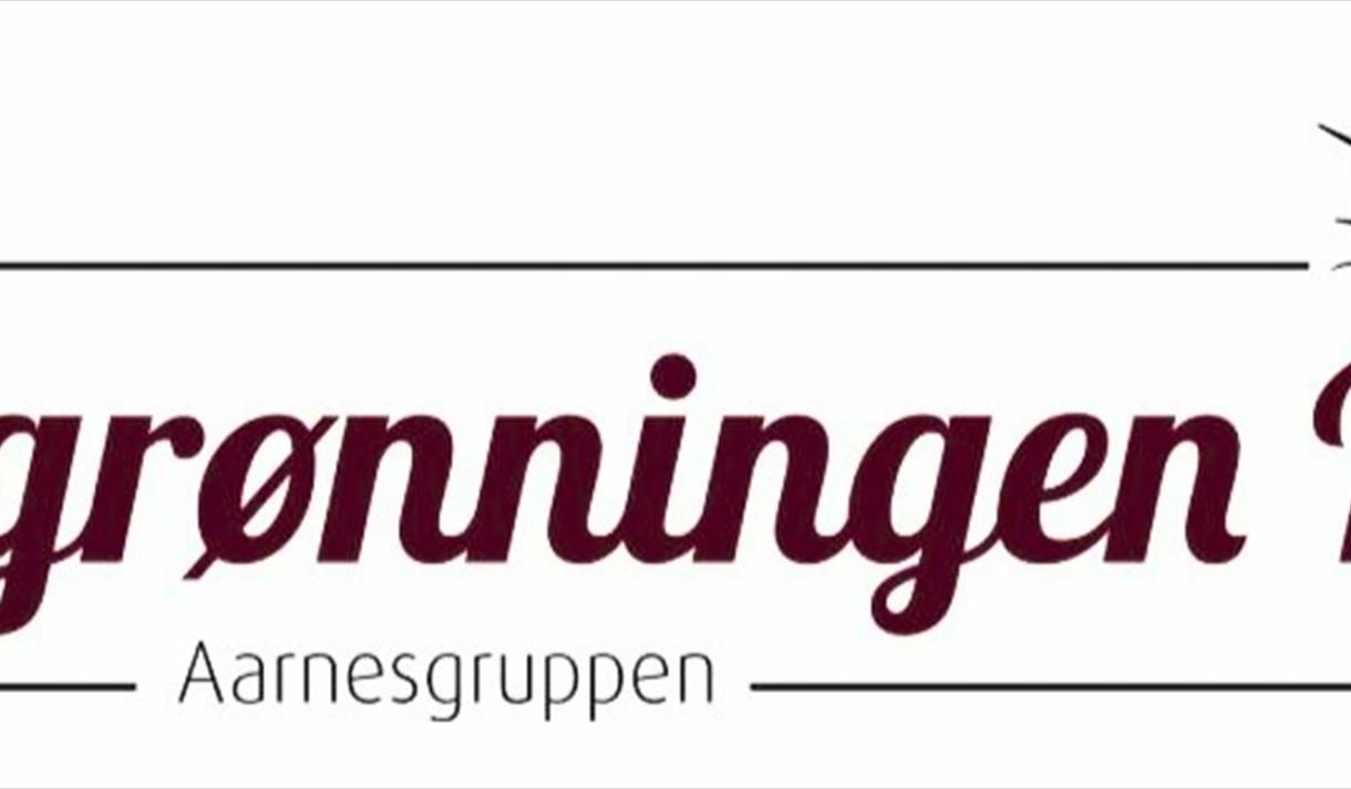 logo med hvit bakgrunn og rustfarget skrift